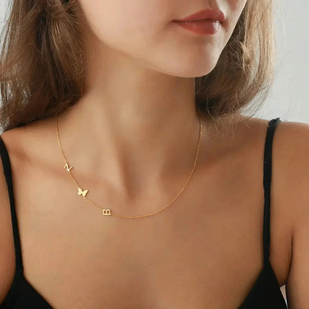 Collier Personnalisé avec Initiale Latérale — photo 7
